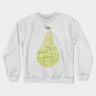 Typographic pear Crewneck Sweatshirt